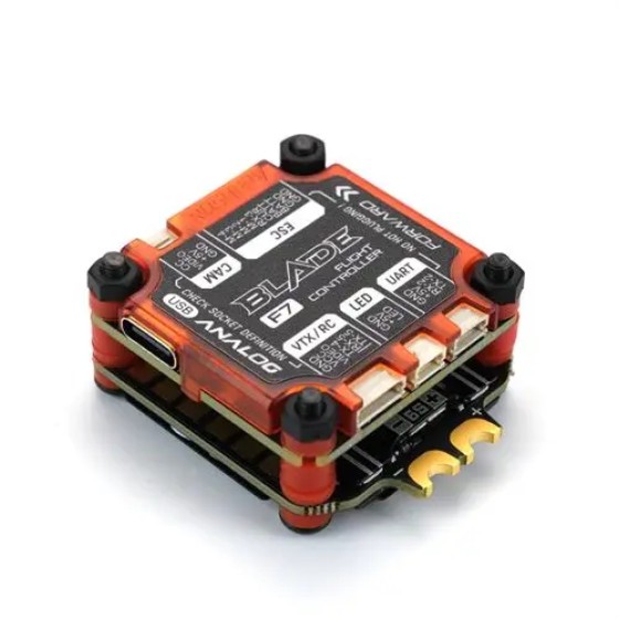 Wholesale RUSHFPV RUSH BLADE V2 F722 Analog / Digital Flight Controller Extreme 60A 128K BLHELI32 4in1 ESC Stack Stack